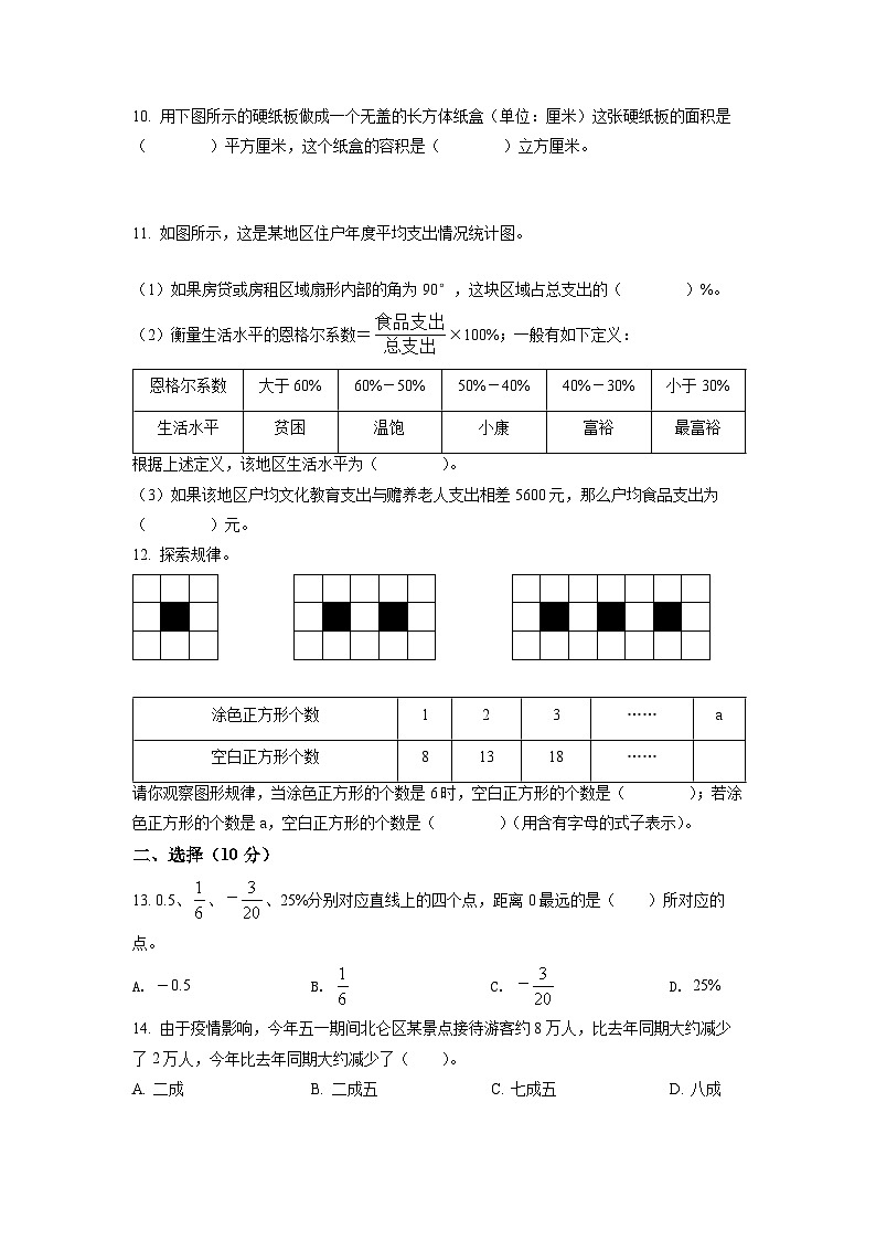 【小升初真题卷】浙江省宁波市北仑区2022年人教版小升初考试数学试卷（原卷版）第2页