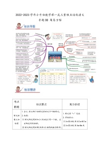 专题08《简易方程》 ——2022-2023学年小学数学六年级下册小升初全国通用版专题复习讲义（原卷版+解析版）