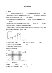 小学数学人教版五年级下册7 折线统计图优秀综合训练题