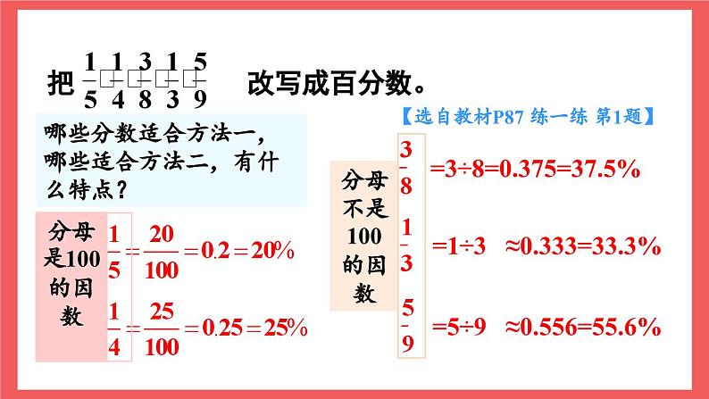 6.3 百分数和分数的相互改写（课件）-六年级上册数学苏教版第6页