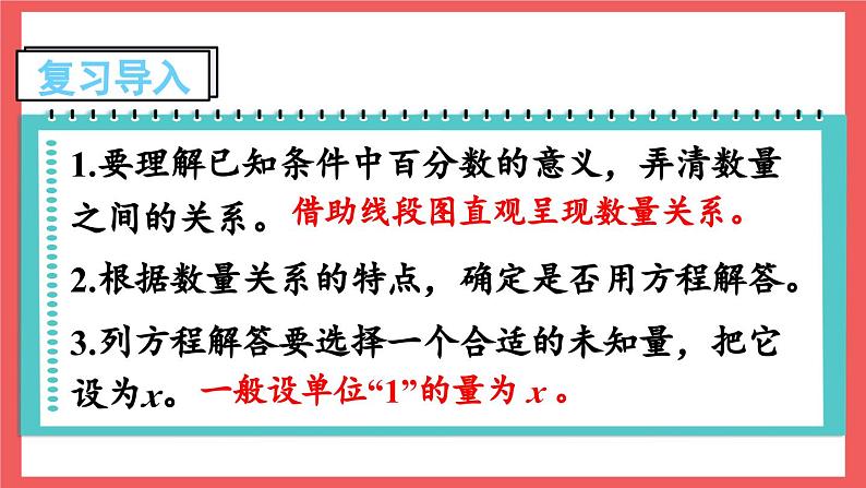 6.11 列方程解答稍复杂的百分数实际问题（课件）-六年级上册数学苏教版02