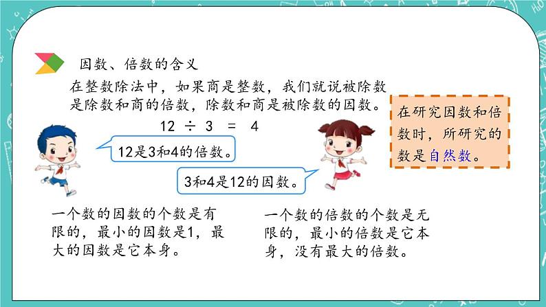 第四单元 总复习4.1.3 因数与倍数 课件-2第4页