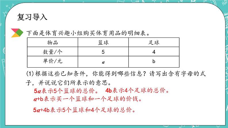 第四单元 总复习4.1.9 方程 课件02