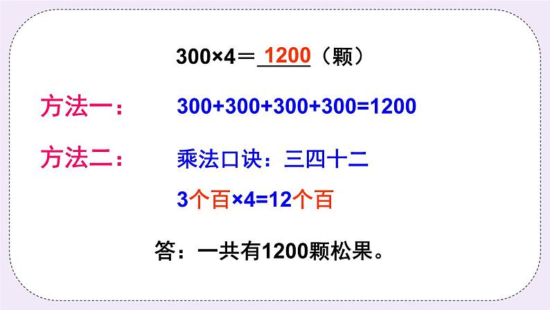 西师大版三上数学2.2《一位数乘三位数》第1课时 一位数乘三位数的口算与估算 课件07