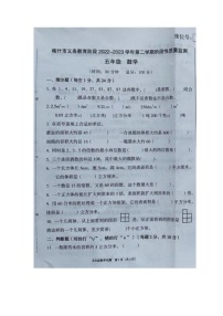 新疆维吾尔自治区喀什地区喀什市2022-2023学年五年级下学期期中数学试题