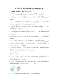 2022年山东省济宁市泗水县小升初数学试卷