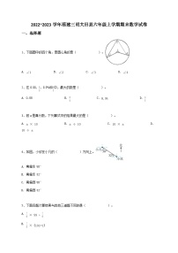 2022_2023学年福建三明大田县六年级上学期期末数学试卷学情跟踪-学生用卷