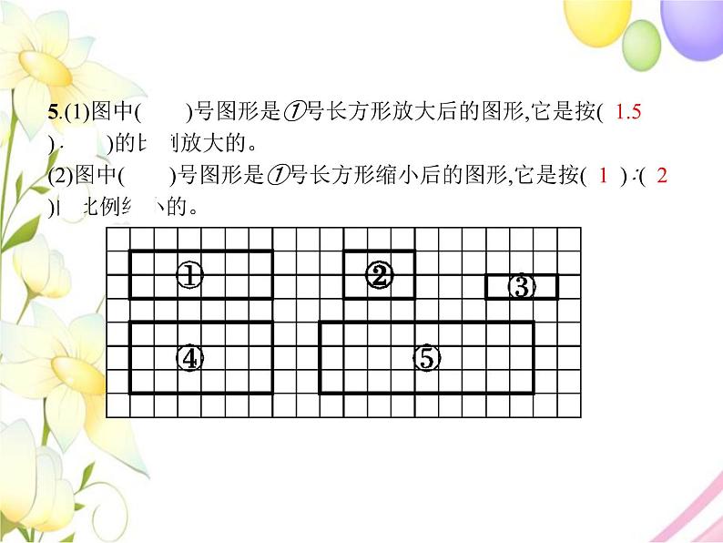 人教版(精编)小学数学六年级下册比例3第3课时图形的放大与缩小教学课件第3页