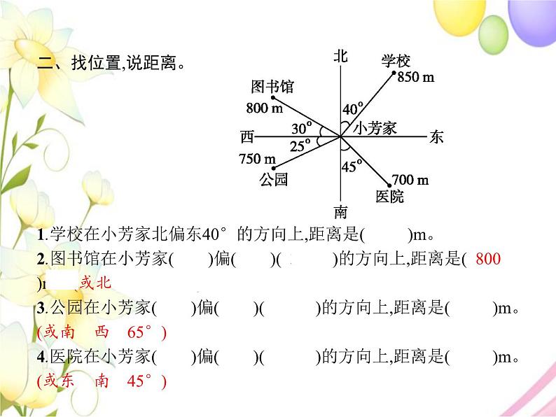 人教版(精编)小学数学六年级下册整理和复习第4课时图形的位置教学课件第3页