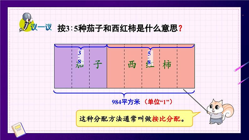 冀教版数学六年级上册 2.3.1按比例分配第6页