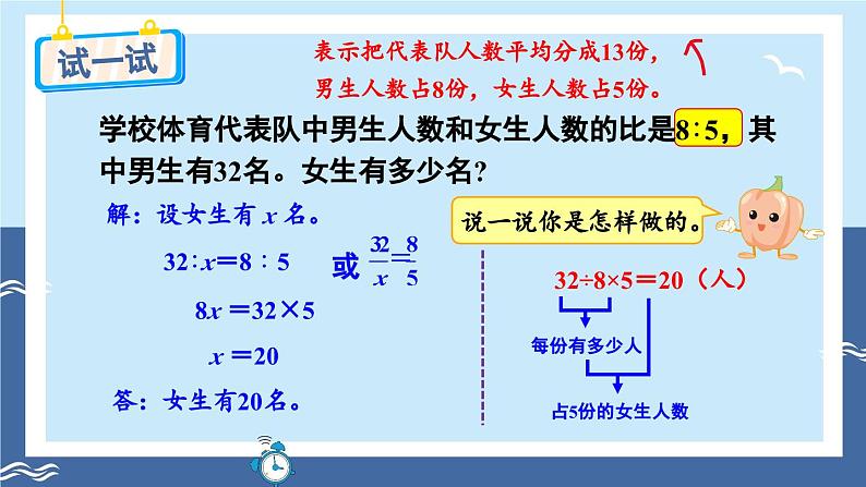 冀教版数学六年级上册 2.3.2按比例计算 教学课件+同步教案07