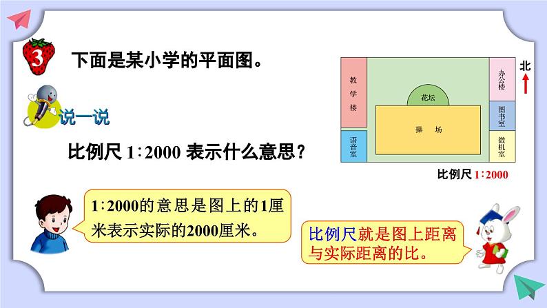 冀教版数学六年级上册 6.2.2计算实际长度课件PPT第5页