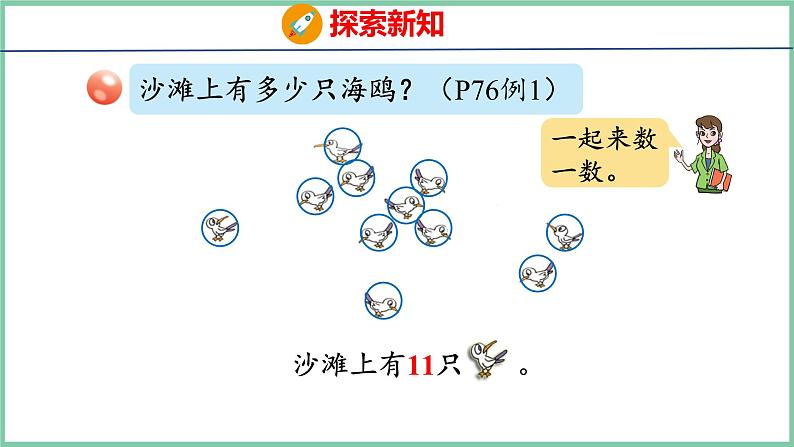 青岛版(六三制）一年级上册数学---5.1 认识11-20（课件)第6页