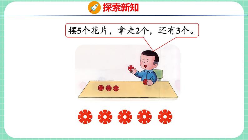 5.3  5以内的减法（课件）一年级上册数学冀教版05