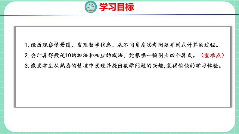 5.6 10的加减法（课件）一年级上册数学冀教版02