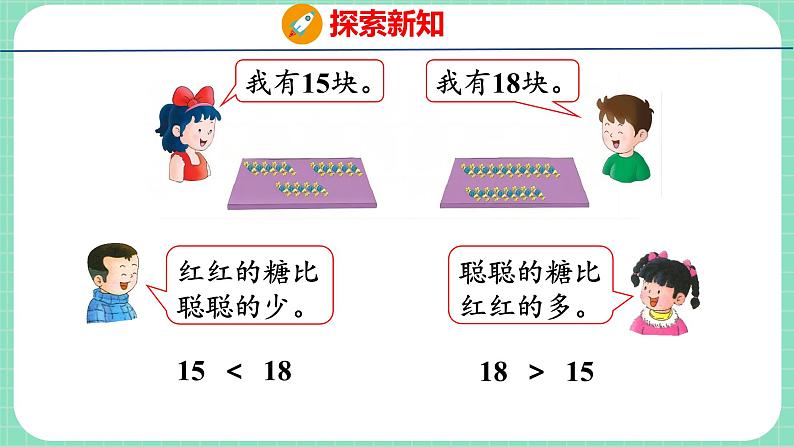 7.3  比较20以内数的大小（课件）一年级上册数学冀教版08