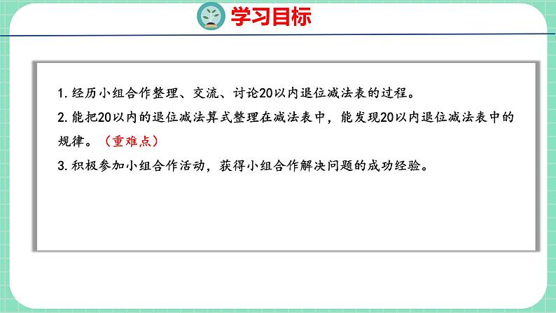 9.8 整理与复习（课件）一年级上册数学冀教版第2页