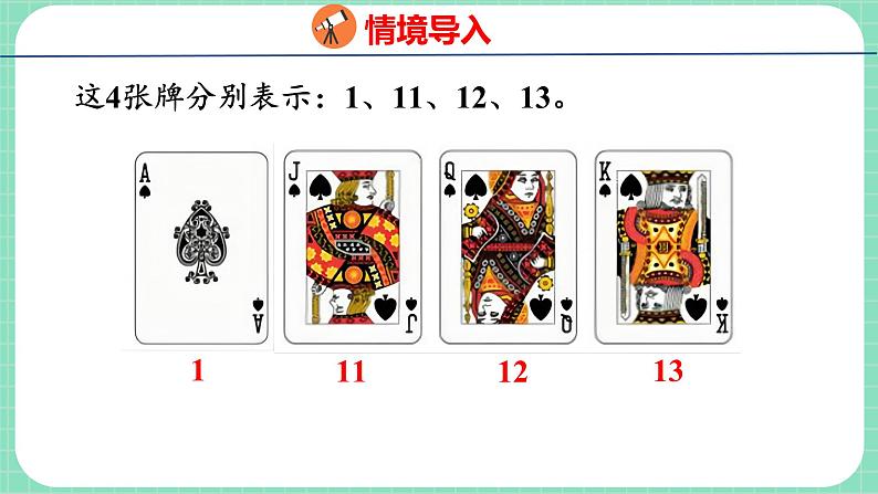 9.9 玩扑克 做数学（课件）一年级上册数学冀教版第6页