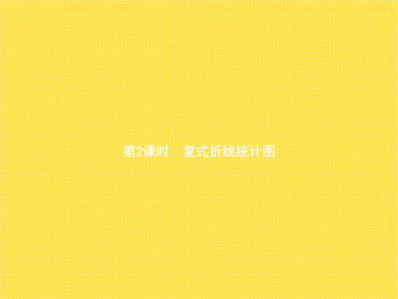 人教版（精编）小学数学五年级下册折线统计图第2课时复式折线统计图教学课件第1页