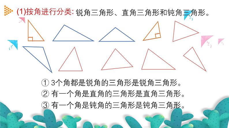 5.4三角形的分类（教学课件）四年级数学下册 人教版第5页