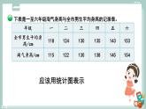 北师大版数学六年级上册 5.4身高的变化（1） 教学课件+同步教案+视频素材