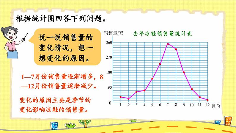 北师大版数学6年级上册 五 数据处理  练习四 PPT课件+教案05