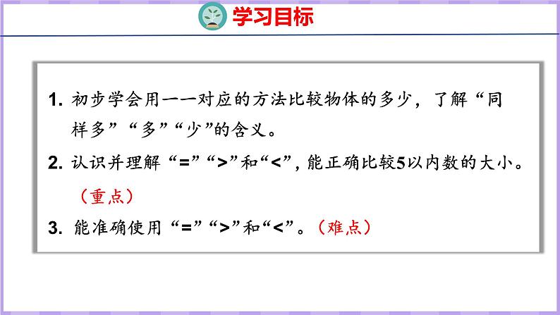 5.4 认识“＞”“＜”和“＝”（课件）苏教版数学一年级上册02