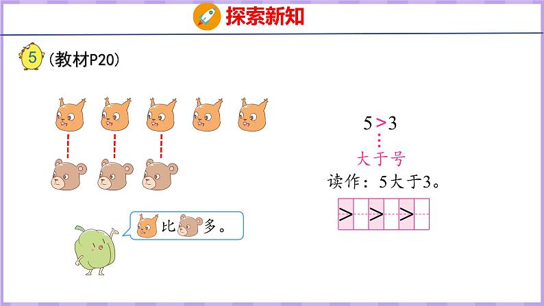 5.4 认识“＞”“＜”和“＝”（课件）苏教版数学一年级上册08