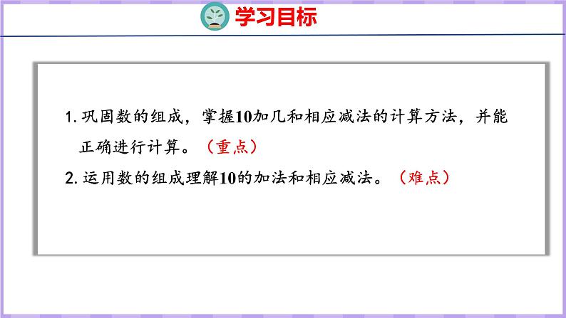 9.3 10加几和相应的减法（课件）苏教版数学一年级上册02