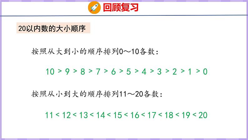 11.1 期末复习  20以内数的认识（课件）苏教版数学一年级上册06