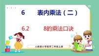 小学数学人教版二年级上册8的乘法口诀图片课件ppt