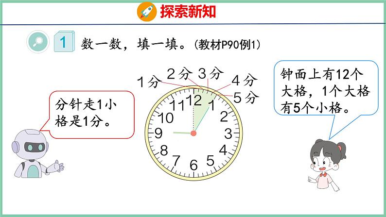 7.1 认识分（课件）人教版数学二年级上册05