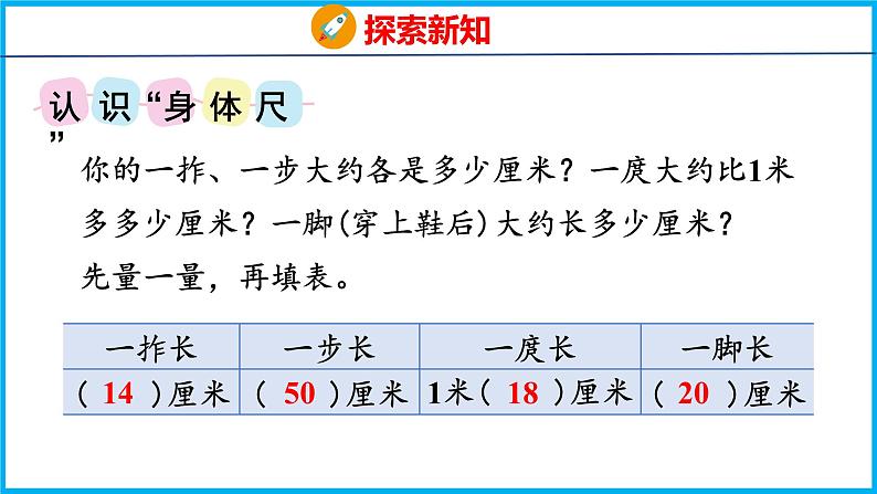 5.4 我们身体上的“尺”（课件）苏教版数学二年级上册06