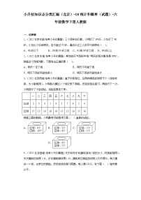 小升初知识点分类汇编（北京）-09统计和概率（试题）-六年级数学下册人教版