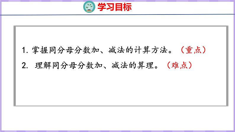 7.3 简单的分数加减法（课件）苏教版数学三年级上册第2页