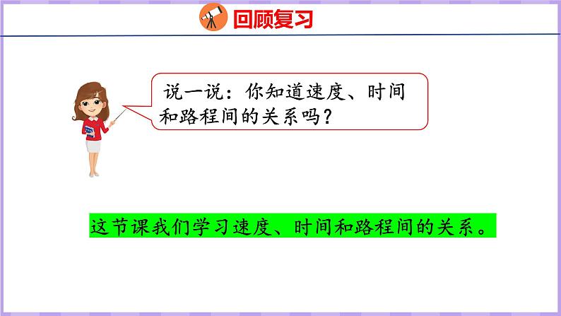 4.5   速度、时间和路程（课件）人教版数学四年级上册06