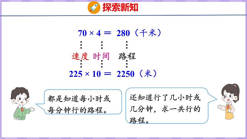 4.5   速度、时间和路程（课件）人教版数学四年级上册08