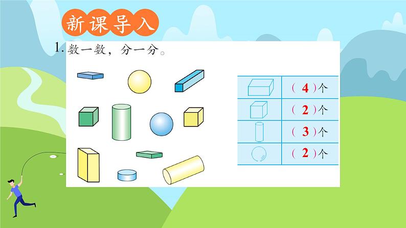 苏教版一年级上册 11.4位置和图形课件PPT第2页