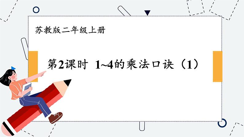 苏教版二年级上册 3.21-4的乘法口诀（1）课件PPT第1页