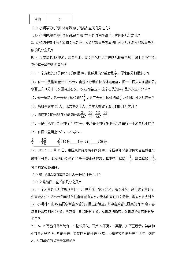 （河南期末真题精选）08-解决问题100题（提高）2023年五年级下册数学高频易错题（人教版）第3页