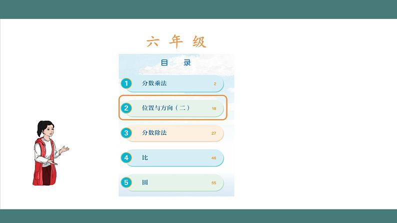 2.1 位置与方向（二）（第1课时）（课件+教学设计+学习任务单）六年级上册数学人教版04