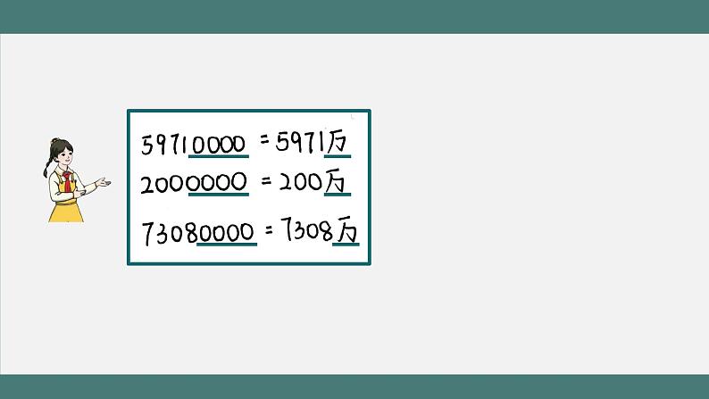 1.4.1 亿以内数的改写（第1课时）（课件+教学设计+学习任务单）四年级上册数学人教版07