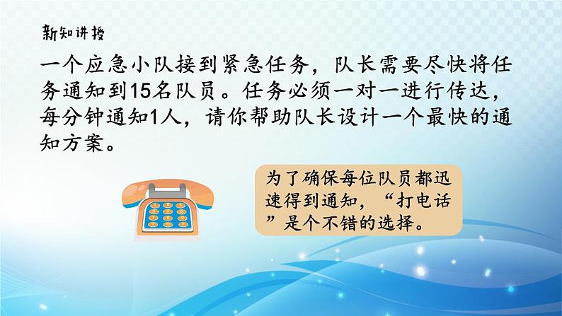 【2023春季新教材】人教版数学五年级下册 怎样通知最快 同步课件第2页