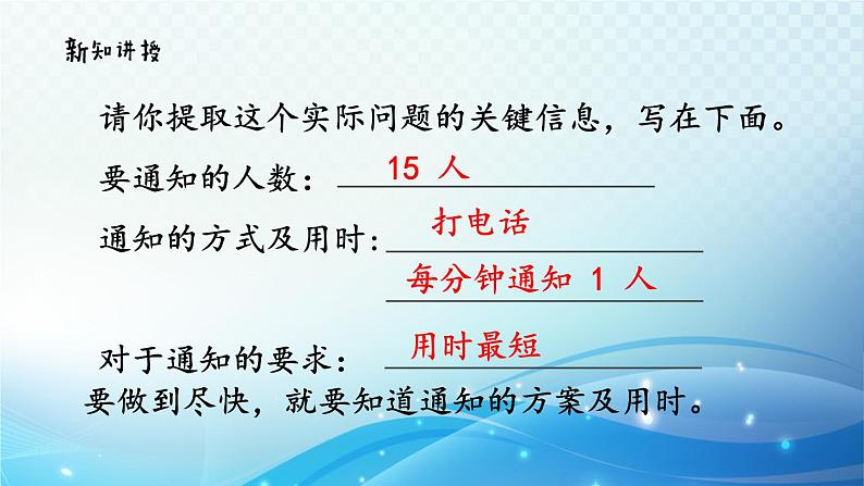 【2023春季新教材】人教版数学五年级下册 怎样通知最快 同步课件第4页