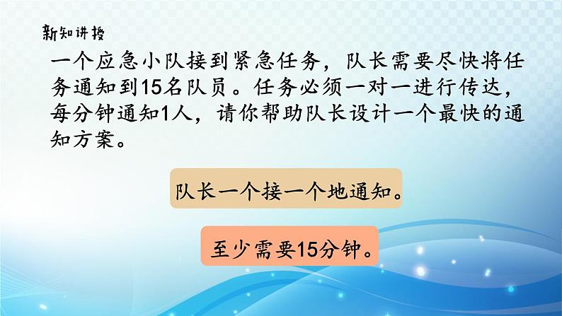 【2023春季新教材】人教版数学五年级下册 怎样通知最快 同步课件第5页