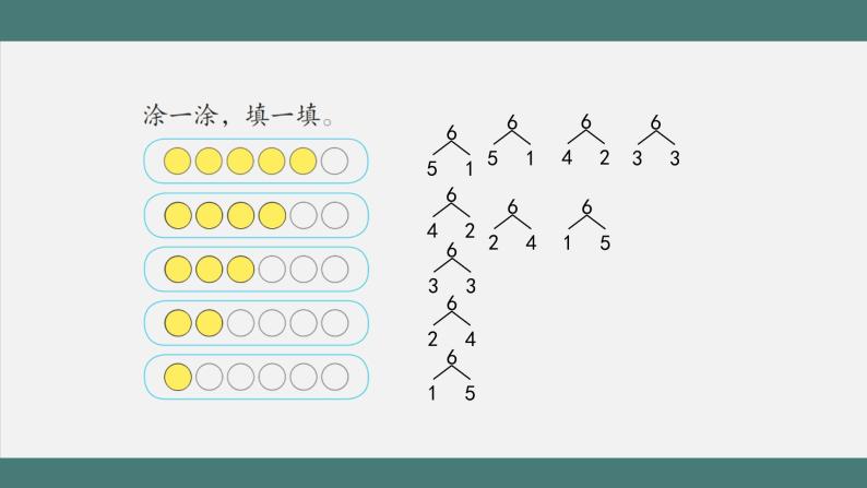5.2 6、7的分与合(课件+教学设计+学习任务单)一年级上册数学人教版-教习网|课件下载
