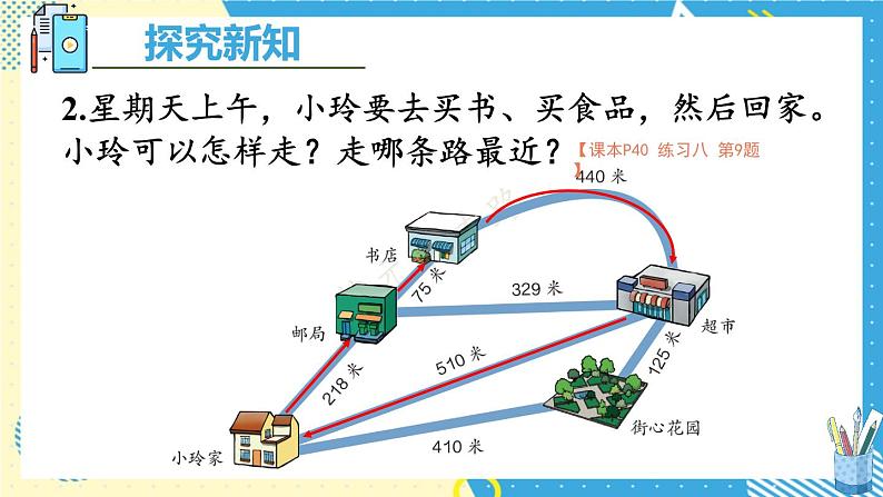 人教版数学3年级上册 4.1   练习课（第1~2课时）  PPT课件+教案+导学案05