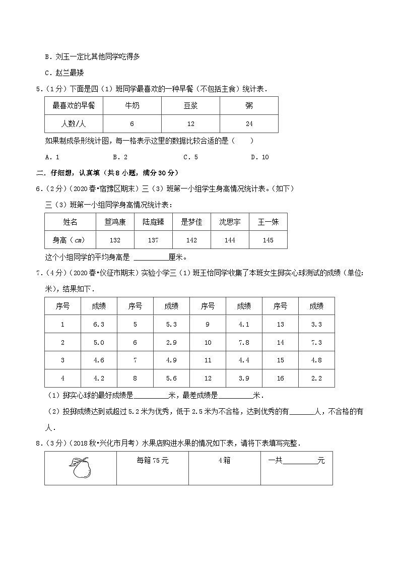 专题09 数据的收集和整理（二）（学生版）第3页
