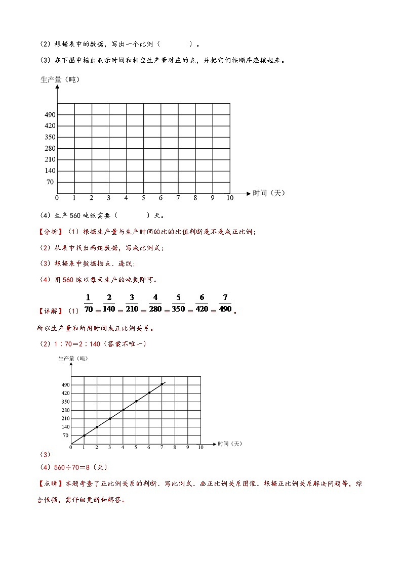 第12讲 认识正比例的量——2022-2023学年六年级数学下册期末专项复习（苏教版）（含答案） 练习03