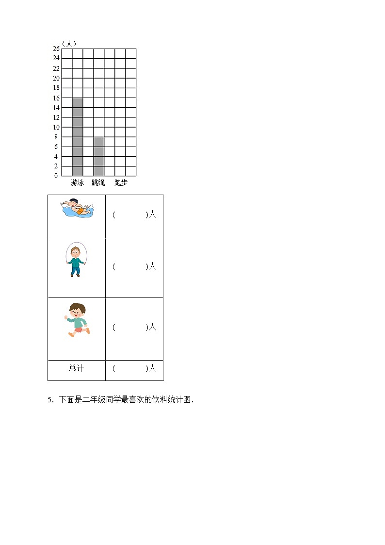人教版二年级数学下册期末专项复习：填空题（有答案）02
